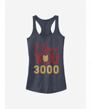 Marvel Girls' Avengers Endgame Iron Man 3000 Icon Tee - Blue
