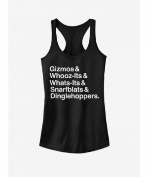 Disney Little Mermaid Girls Cotton Tank Top - Black