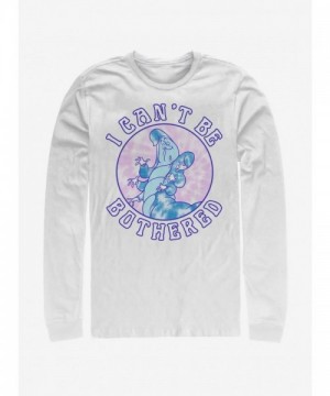 Disney Alice in Wonderland Caterpillar Long Sleeve Men's T-Shirt - White