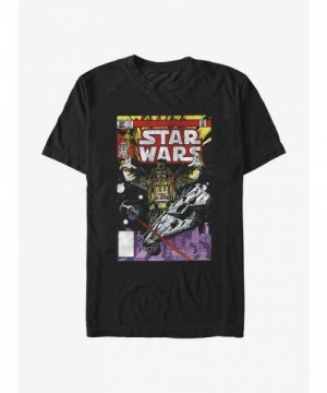 Star Wars Darth Vader Attack Graphic Tee - Unisex Black