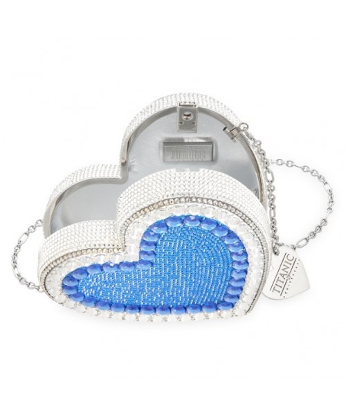 Judith Leiber Couture Titanic Heart of the Ocean Sapphire Clutch - 25th Anniversary Edition