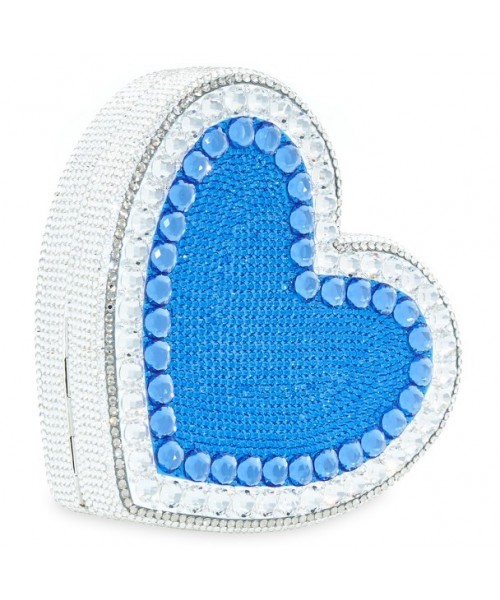 Judith Leiber Couture Titanic Heart of the Ocean Sapphire Clutch - 25th Anniversary Edition