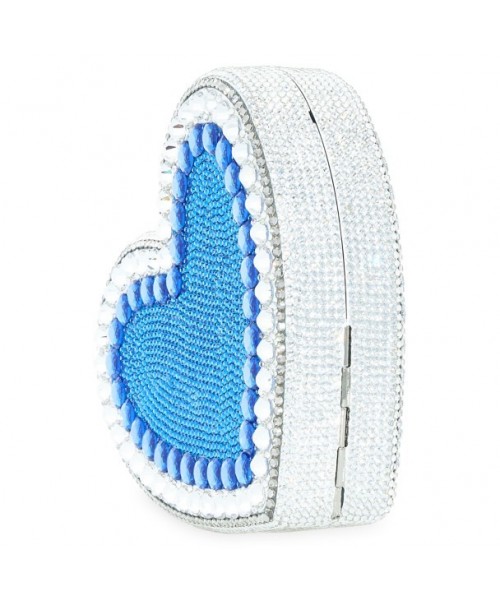 Judith Leiber Couture Titanic Heart of the Ocean Sapphire Clutch - 25th Anniversary Edition