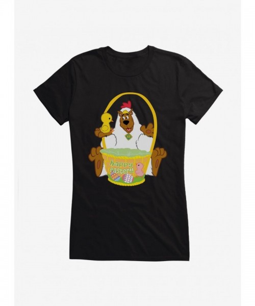 Scooby-Doo Easter Joy Girls T-Shirt in Junior Sizes