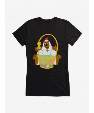 Scooby-Doo Easter Joy Girls T-Shirt in Junior Sizes