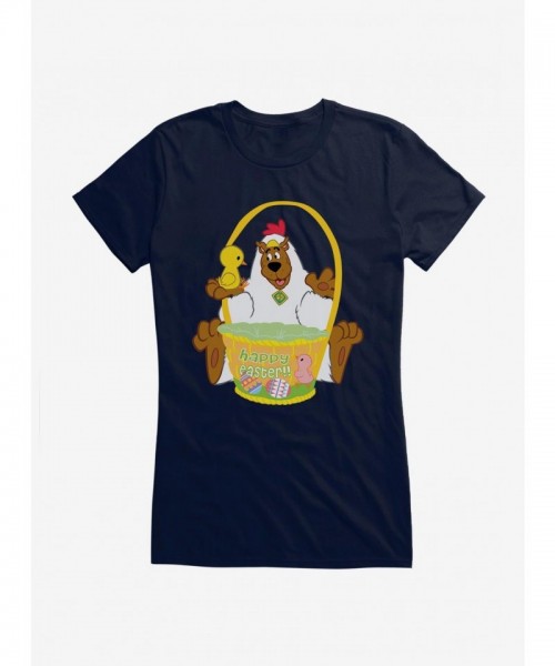 Scooby-Doo Easter Joy Girls T-Shirt in Junior Sizes
