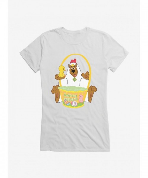 Scooby-Doo Easter Joy Girls T-Shirt in Junior Sizes