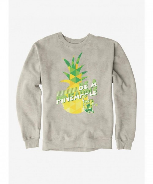 SpongeBob SquarePants Pineapple Motif Men's Sweatshirt