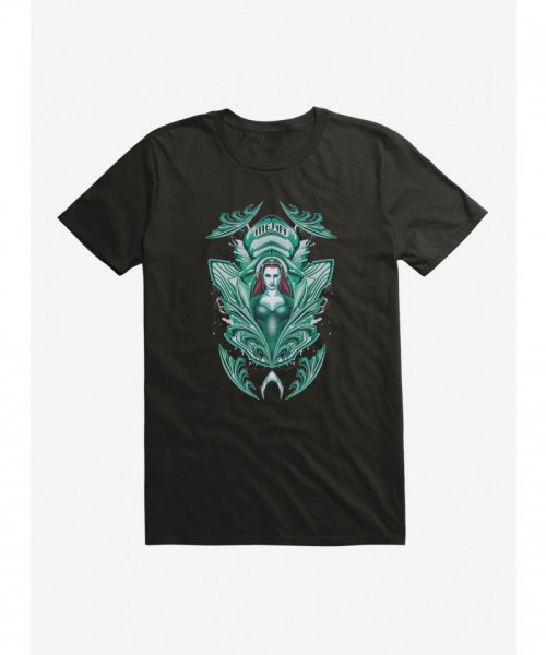 Aquaman Mera Mural T-Shirt by DC Comics for Men