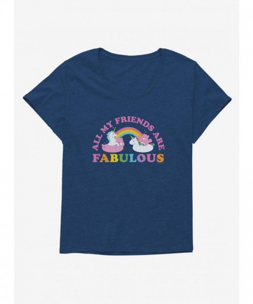 Care Bears Cheer Bear Friends T-Shirt for Women Plus Sizes