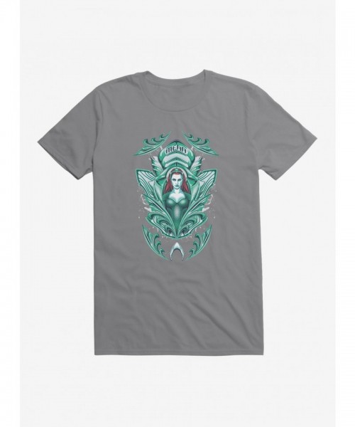 Aquaman Mera Mural T-Shirt by DC Comics for Men