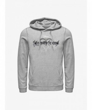 Disney Kingdom Hearts Logo Grey Men's Hoodie