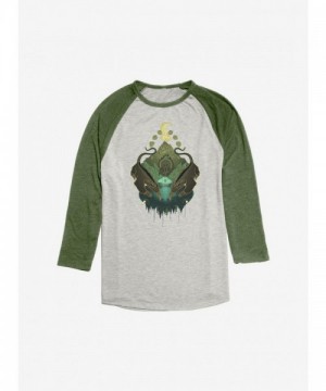 Avatar Last Airbender Beige Tan Men's Raglan T-Shirt - Official Fan Art