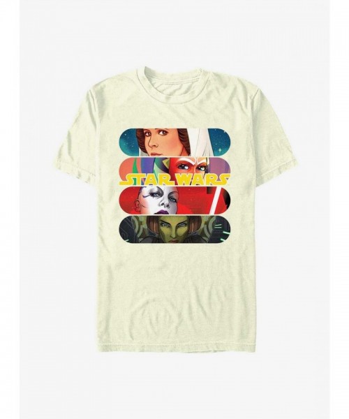 Star Wars Beige Tan Bubble Stack Unisex T-Shirt