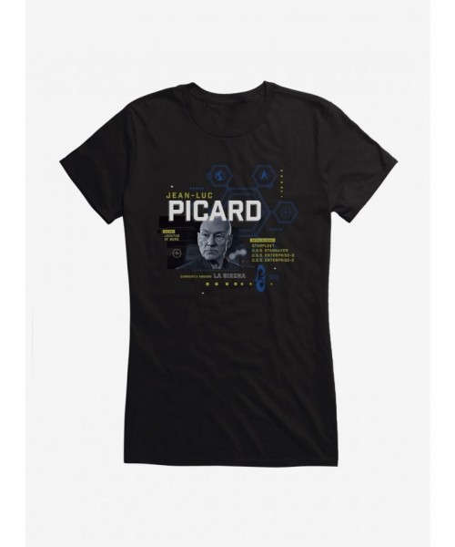 Star Trek Picard Girls Lightweight Cotton T-Shirt