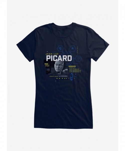 Star Trek Picard Girls Lightweight Cotton T-Shirt