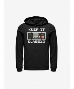 Nintendo Classic Game Controller Men's Hoodie - Black