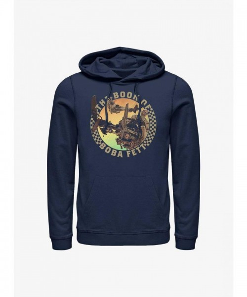 Star Wars Inspired Boba Fett Bounty Time Hoodie - Blue Men's