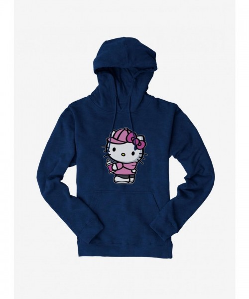 Hello Kitty Girls Pink Side Hoodie