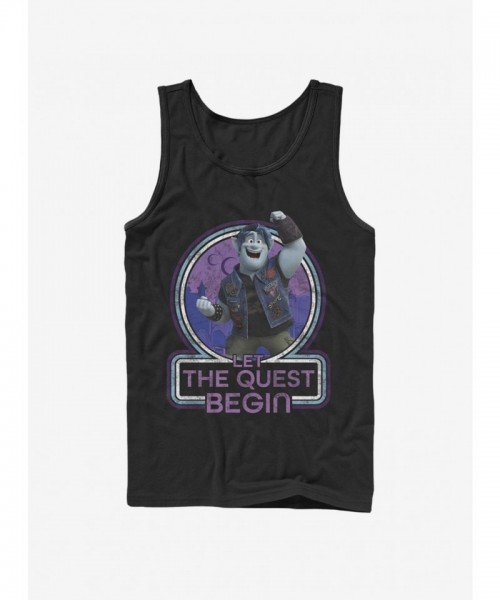 Disney Pixar Onward Quest Tank Top for Men - Black