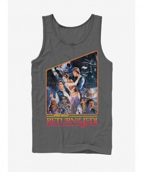 Star Wars Black Heroic Tank Top for Men