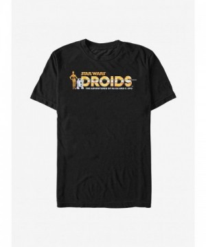 Star Wars Droids R2-D2 & C-3PO Adventure Men's Comfortable T-Shirt