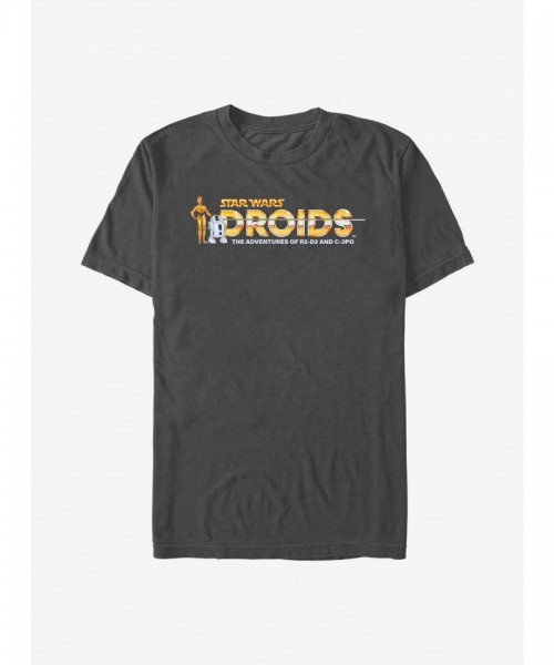Star Wars Droids R2-D2 & C-3PO Adventure Men's Comfortable T-Shirt