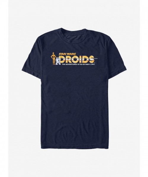 Star Wars Droids R2-D2 & C-3PO Adventure Men's Comfortable T-Shirt
