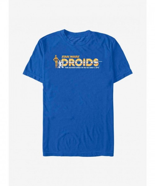 Star Wars Droids R2-D2 & C-3PO Adventure Men's Comfortable T-Shirt