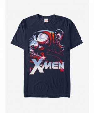 Marvel's Colossus Metallic T-Shirt - Men's Blue