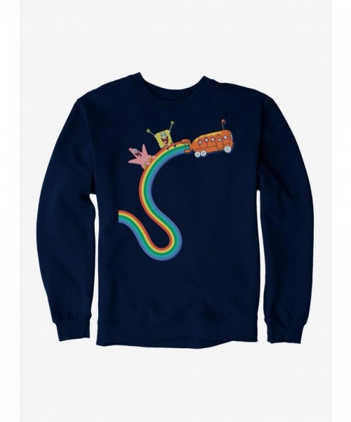 SpongeBob SquarePants Rainbow Bus Unisex Sweatshirt