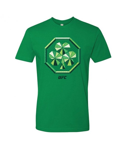 UFC Shamrock Geo Tee for Men - Kelly Green Official Apparel