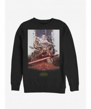 Star Wars The Rise Of Skywalker Black Sweatshirt - Men's Size