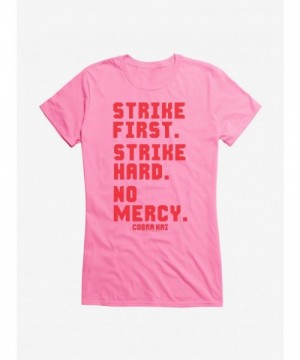 Cobra Kai Girls Junior T-Shirt, Strike First Edition