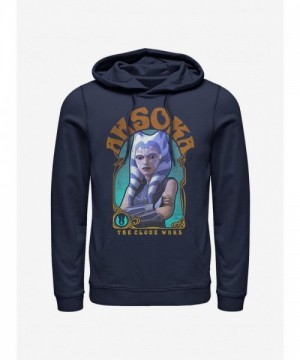 Star Wars Clone Wars Ahsoka Unisex Nouveau Hoodie - Blue