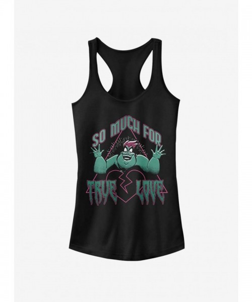 Disney Little Mermaid Ursula Design Girls Tank Top - Black