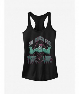 Disney Little Mermaid Ursula Design Girls Tank Top - Black