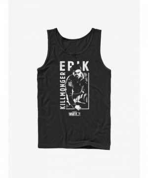 Erik Killmonger Special-Ops Tank Top - Black for Men