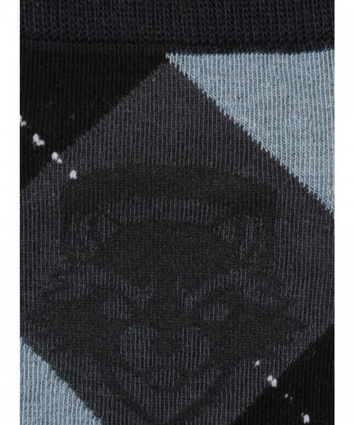 Marvel Rocket Rugged Argyle Blue Men's Crew Socks
