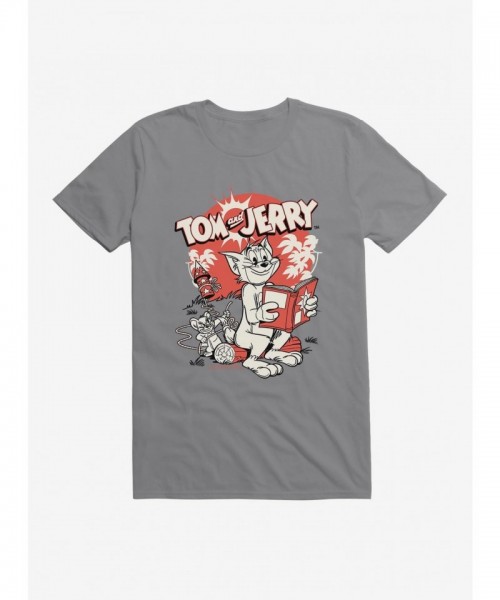 Tom and Jerry Firecracker Joke Men's T-Shirt