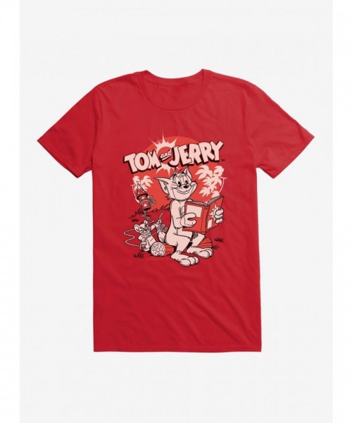 Tom and Jerry Firecracker Joke Men's T-Shirt