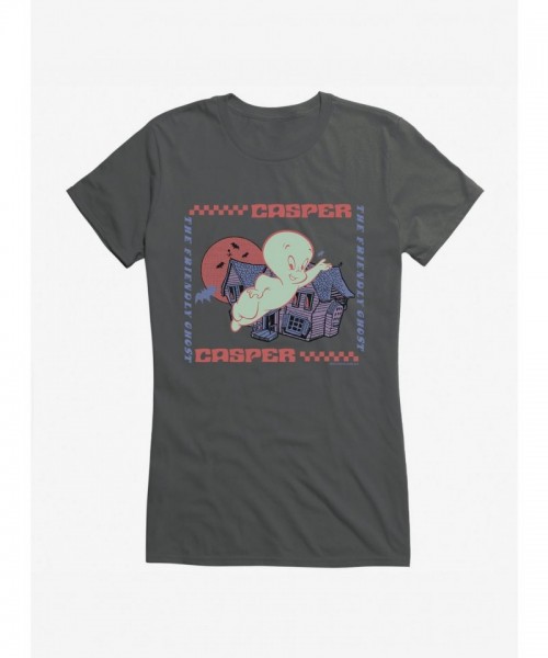 Casper Girls' Lightweight Cotton Haunted House Tee