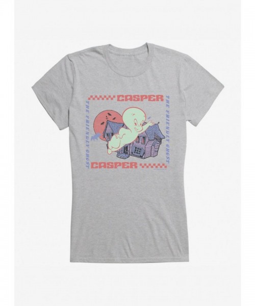Casper Girls' Lightweight Cotton Haunted House Tee