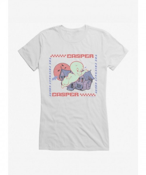 Casper Girls' Lightweight Cotton Haunted House Tee