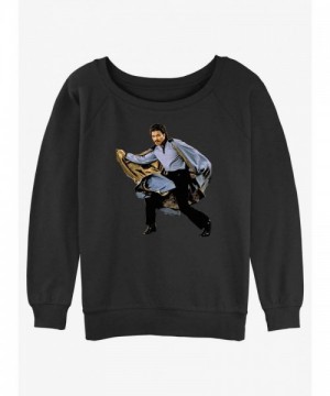 Star Wars Lando Cape Lightweight Sweatshirt for Girls - Black