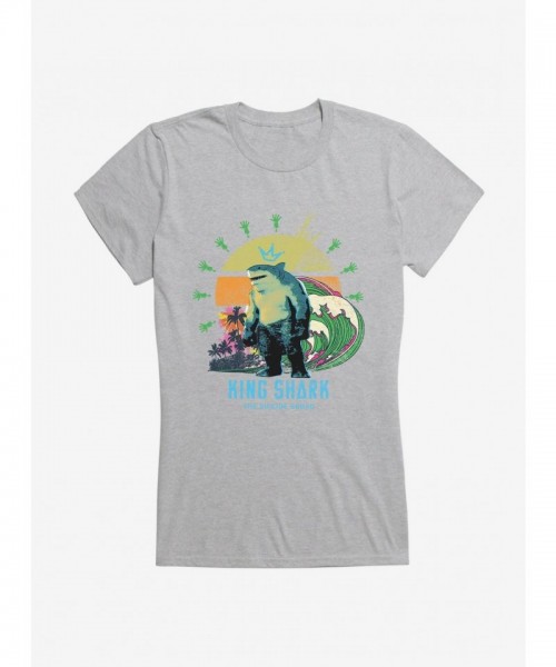 DC Comics The Suicide Squad King Shark Crown Junior T-Shirt