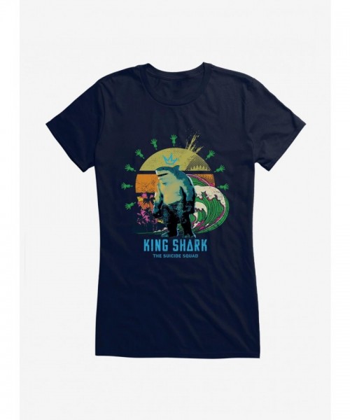 DC Comics The Suicide Squad King Shark Crown Junior T-Shirt