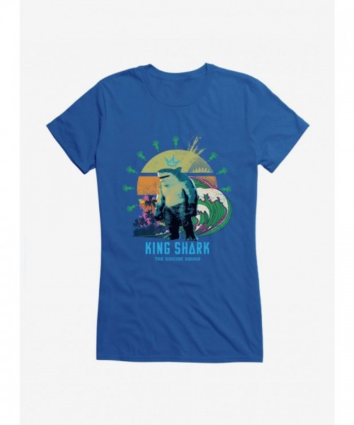 DC Comics The Suicide Squad King Shark Crown Junior T-Shirt