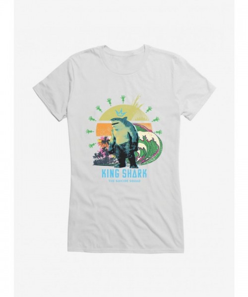 DC Comics The Suicide Squad King Shark Crown Junior T-Shirt