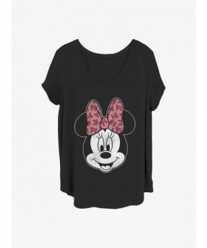 Disney Girls T-Shirt Minnie Mouse Modern Plus Size Inverse - Black